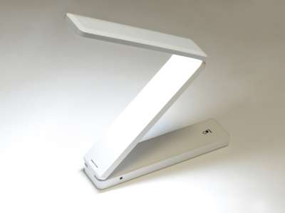 Складывающаяся настольная LED лампа Stack под нанесение логотипа