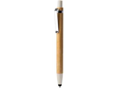 Ручка-стилус шариковая бамбуковая NAGOYA под нанесение логотипа