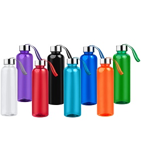 Бутылка для воды VERONA PET COLOR 550мл Синяя с синим 6261.01 с логотипом, рис. 5 — Бутылки для воды BIZGIFT