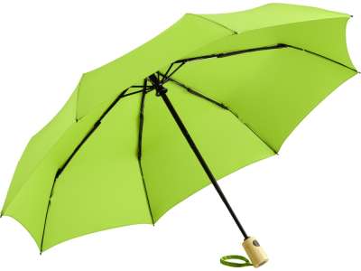 Зонт складной из бамбука ÖkoBrella полуавтомат под нанесение логотипа