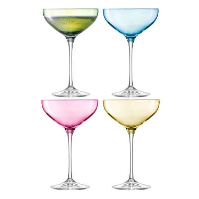 Набор бокалов для шампанского Polka Saucer под нанесение логотипа