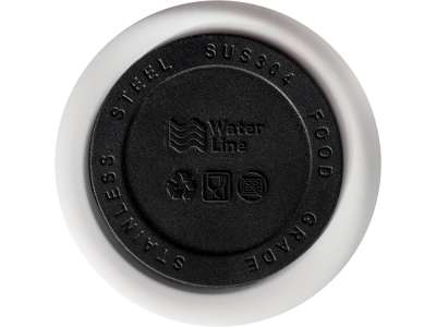Вакуумная термокружка c кнопкой Guard, soft-touch, 400 мл под нанесение логотипа