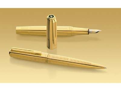 Ручка перьевая Exception Solid Gold под нанесение логотипа