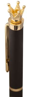 Ручка шариковая Crown Golden Top под нанесение логотипа