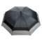 Расширяющийся зонт-антишторм Swiss Peak, d135 см, черный под нанесение логотипа