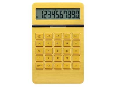 Калькулятор Золотой под нанесение логотипа