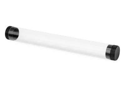 Футляр-туба пластиковый для ручки Tube 2.0 под нанесение логотипа