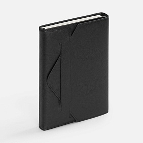 Ежедневник Extra, недатированный, черный с логотипом, рис. 2 — Ежедневники BIZGIFT