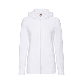 Толстовка женская без начеса LADIES LIGHTWEIGHT HOODED SWEAT 240 с логотипом, рис. 1 —  BIZGIFT