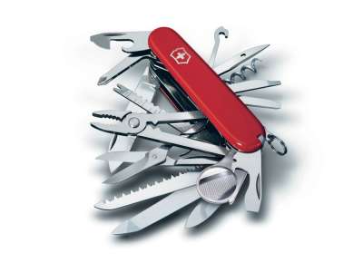 Нож перочинный Swiss Champ, 91 мм, 33 функции под нанесение логотипа