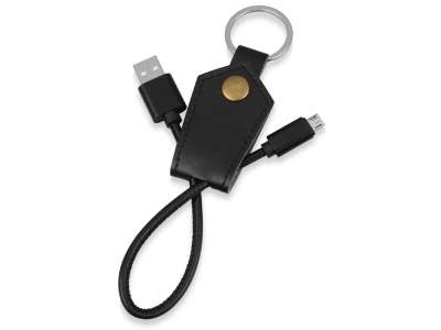 Кабель-брелок USB-MicroUSB Pelle под нанесение логотипа