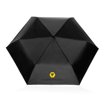 Ультралегкий автоматический зонт Swiss Peak из rPET, 20,5" под нанесение логотипа