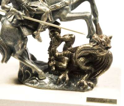 Скульптура «Георгий Победоносец» под нанесение логотипа