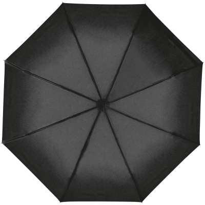 Зонт складной Hoopy с ручкой-карабином под нанесение логотипа
