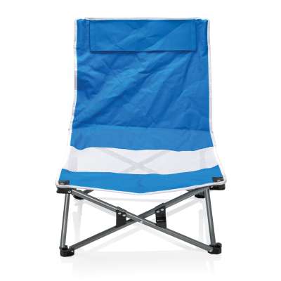 Складное пляжное кресло с чехлом под нанесение логотипа