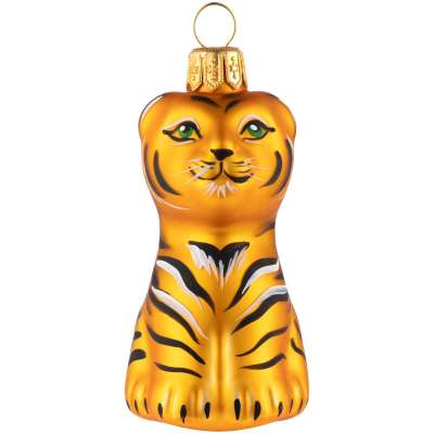 Елочная игрушка «Бенгальский тигр» в коробке под нанесение логотипа