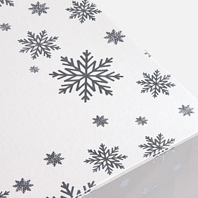 Коробка Wintry, белая с логотипом, рис. 3 — Подарочные коробки BIZGIFT