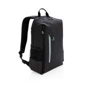 Рюкзак для ноутбука Lima 15" с RFID защитой и разъемом USB, черный фото