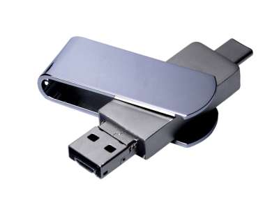 USB 3.0-флешка на 32 Гб 3-в-1 с разъемами Micro USB и USB-C под нанесение логотипа