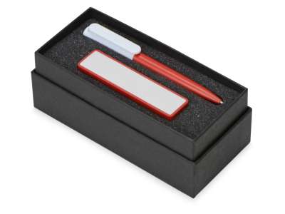Подарочный набор Essentials Umbo с ручкой и зарядным устройством под нанесение логотипа