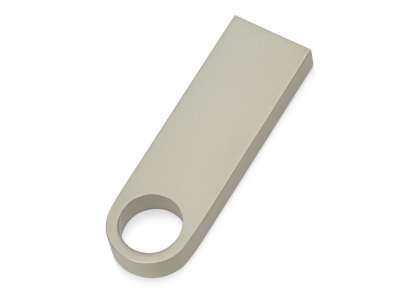 USB 2.0- флешка на 8 Гб с мини чипом, компактный дизайн с круглым отверстием под нанесение логотипа