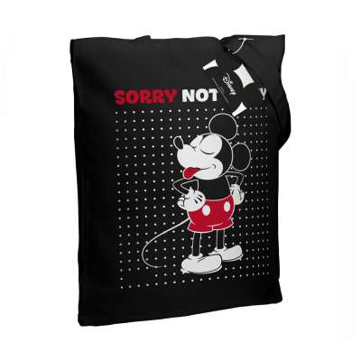Холщовая сумка «Микки Маус. Sorry» под нанесение логотипа