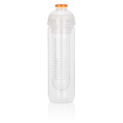 Бутылка для воды с контейнером для фруктов, 500 мл под нанесение логотипа