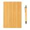Набор из блокнота и ручки Bamboo, А5 под нанесение логотипа