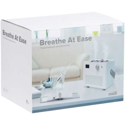 Переносной увлажнитель-ароматизатор с подсветкой Breathe at Ease под нанесение логотипа