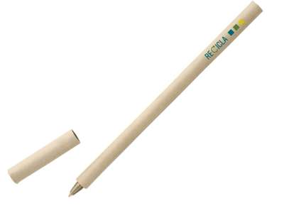 Шариковая ручка из крафт-бумаги RECICLA под нанесение логотипа