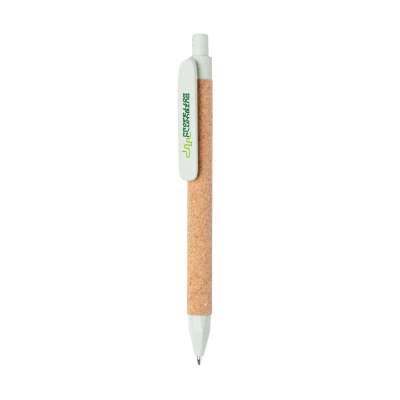 Эко-ручка Write, зеленый под нанесение логотипа