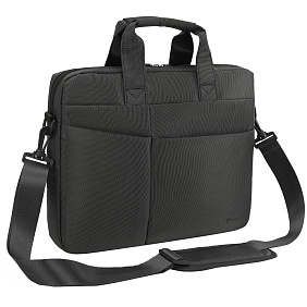 Сумка для ноутбука L244, черная с логотипом, рис. 1 — Сумки для ноутбука BIZGIFT
