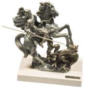 Скульптура «Георгий Победоносец» фото