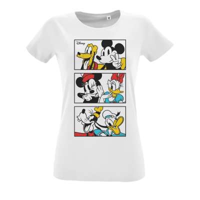 Футболка женская Mickey & Friends под нанесение логотипа