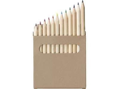 Набор карандашей для раскрашивания Artemaa с 12 предметами под нанесение логотипа