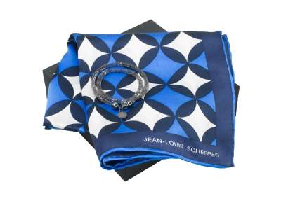 Набор: шелковый платок, браслет под нанесение логотипа