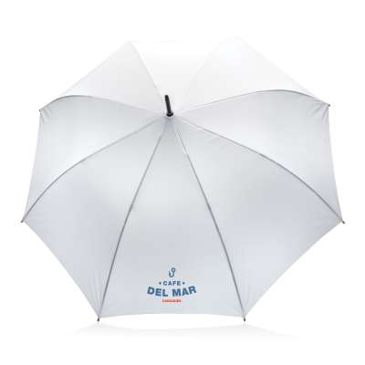 Плотный зонт Impact из RPET AWARE™ с автоматическим открыванием, d120 см под нанесение логотипа