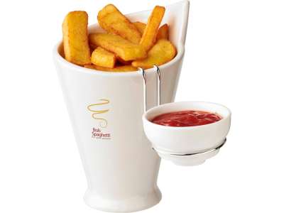 Емкость для картофеля фри и соуса Chase под нанесение логотипа