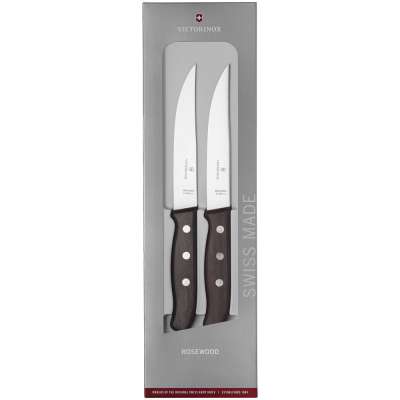 Набор ножей для стейка Victorinox Wood под нанесение логотипа