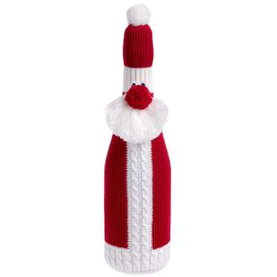 Чехол для бутылки «Дед Мороз» под нанесение логотипа