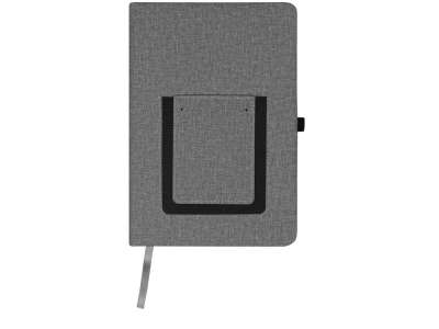 Блокнот А5 Pocket с карманом для телефона под нанесение логотипа