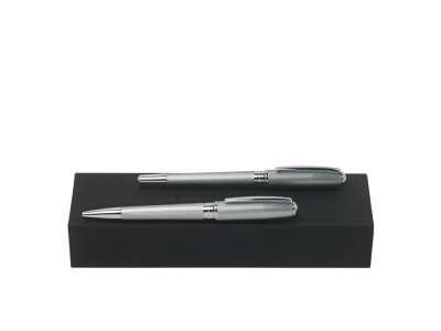 Подарочный набор: ручка перьевая, ручка шариковая под нанесение логотипа
