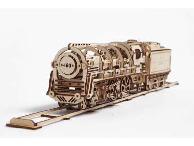 3D-ПАЗЛ UGEARS Поезд под нанесение логотипа