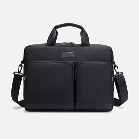 Сумка для ноутбука L255, черная с логотипом, рис. 1 — Сумки для ноутбука BIZGIFT