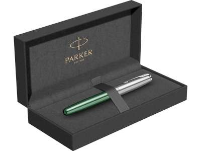 Ручка-роллер Parker Sonnet Essentials Green SB Steel CT под нанесение логотипа