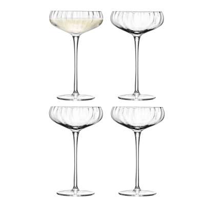 Набор бокалов для шампанского Aurelia Saucer под нанесение логотипа