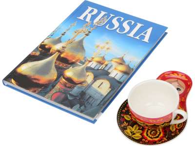 Набор Моя Россия, хохлома под нанесение логотипа