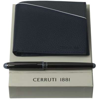 Набор Cerruti 1881: кошелек и роллер под нанесение логотипа
