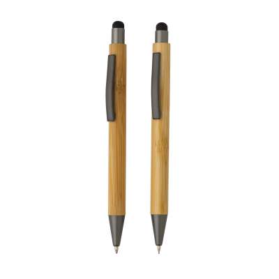 Набор Bamboo с ручкой и карандашом в коробке под нанесение логотипа