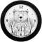 Часы настенные Bear под нанесение логотипа